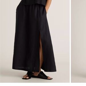 Quince NWT Linen skirt size small